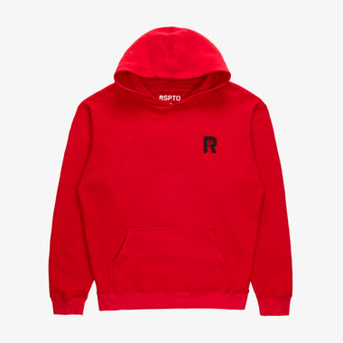 R-LOGO HOOD-RED/BLK