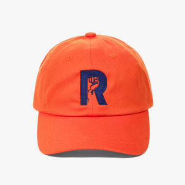 R-LOGO DAD HAT-ORG/BLUE