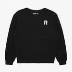 R-LOGO CREW-BLK/WHT