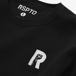 R-LOGO CREW-BLK/WHT