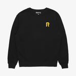 R-LOGO CREW-BLK/GOLD