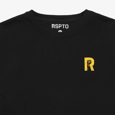 R-LOGO CREW-BLK/GOLD