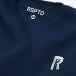 R-LOGO FLEECE CREW-NVY/WHT