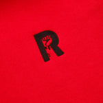 R-LOGO HOOD-RED/BLK
