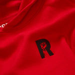 R-LOGO HOOD-RED/BLK