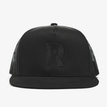 R-LOGO TRUCKER HAT-BLK/BLK