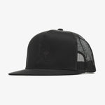 R-LOGO TRUCKER HAT-BLK/BLK