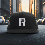 R-LOGO TRUCKER HAT-BLK/WHT
